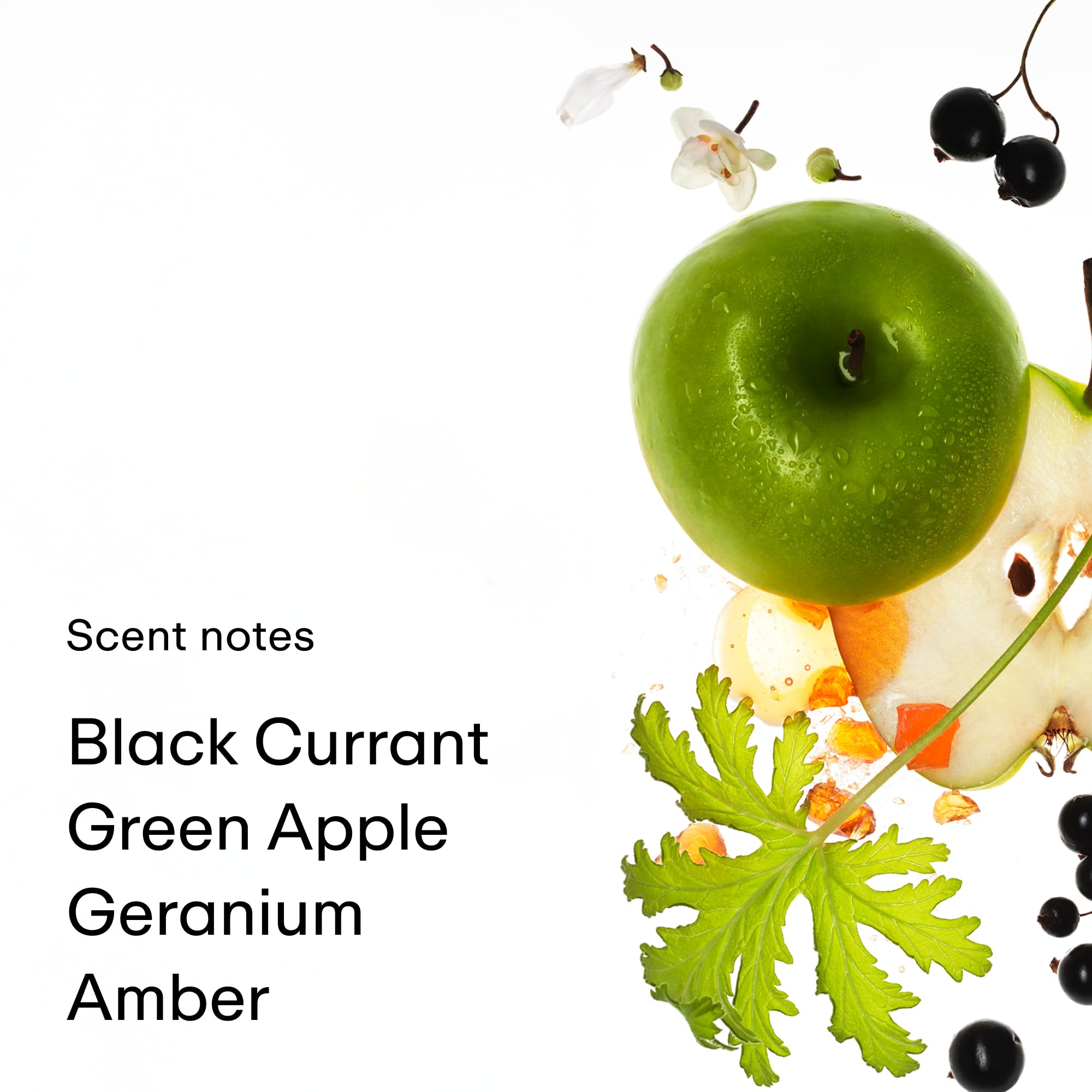 PHLUR Moonstone apple-pomegranate detail evokes a fresh, uplifting mood.