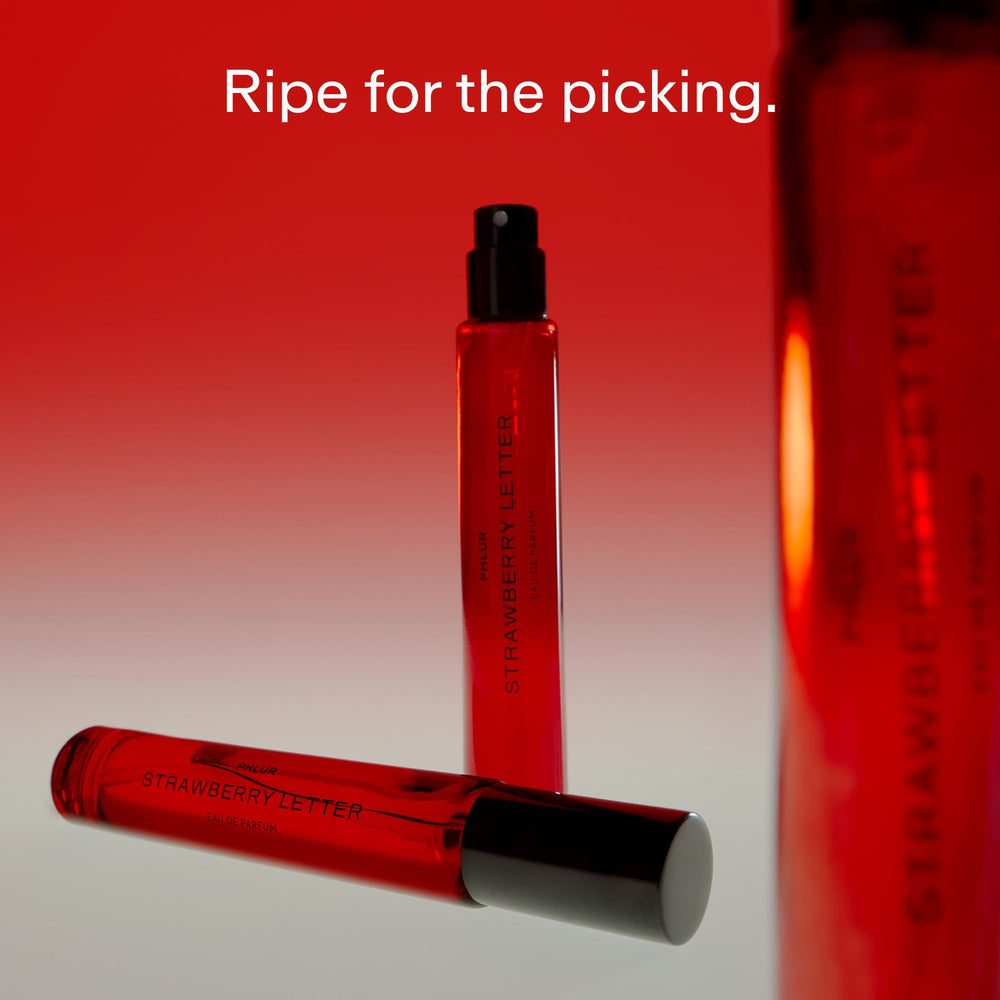 PHLUR travel-size spray for 9.5 mL, ideal on-the-go fragrance refresh.