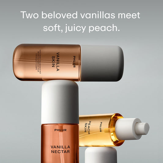 PHLUR Vanilla Skin bottle showing creamy vanilla warmth for everyday wear