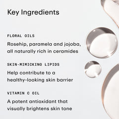 PHLUR Vanilla Skin Oil texture close-up reveals lightweight, fast-absorbing feel.