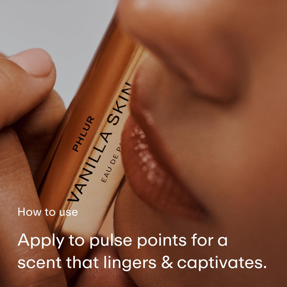 PHLUR Vanilla Skin top notes highlight pink pepper for a bright opening