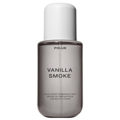 PHLUR Vanilla Smoke bottle being poured for a luxe everyday mist