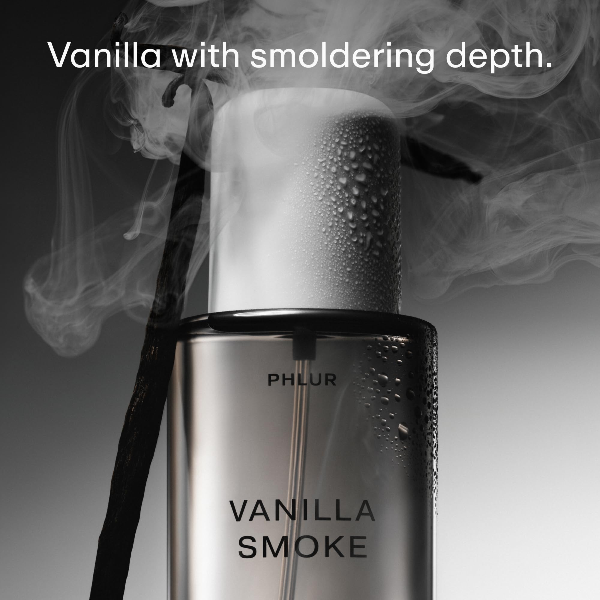 PHLUR Vanilla Smoke mist applied on skin for all-over fragrance