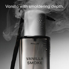 PHLUR Vanilla Smoke mist applied on skin for all-over fragrance