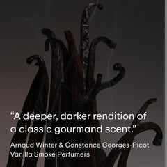 PHLUR Vanilla Smoke note graphic showing bergamot and pink pepper