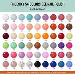 Phoenixy base coats for gel nails ensure smooth application and enduring adhesion.