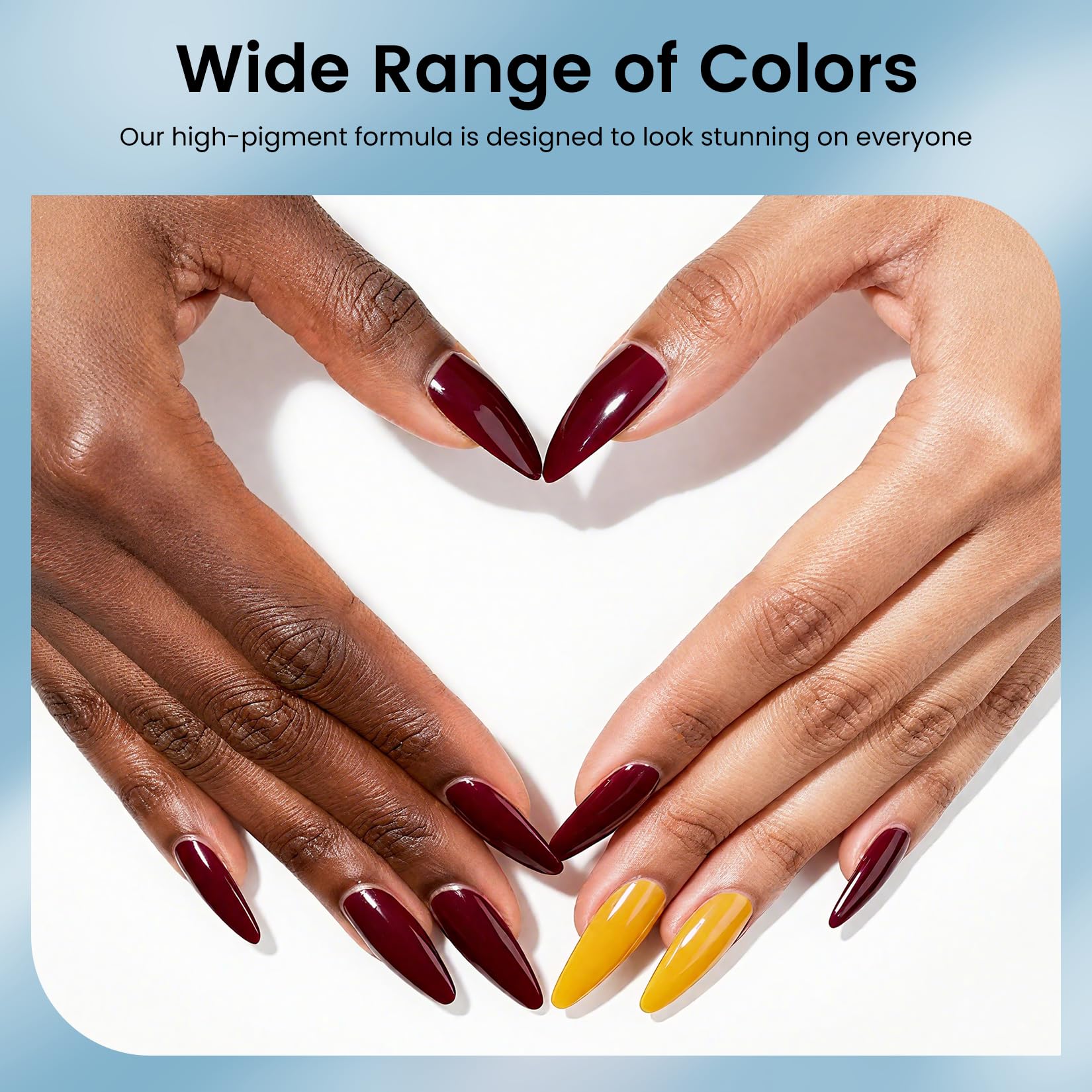 Phoenixy gel nail brush application for easy, streak-free results.