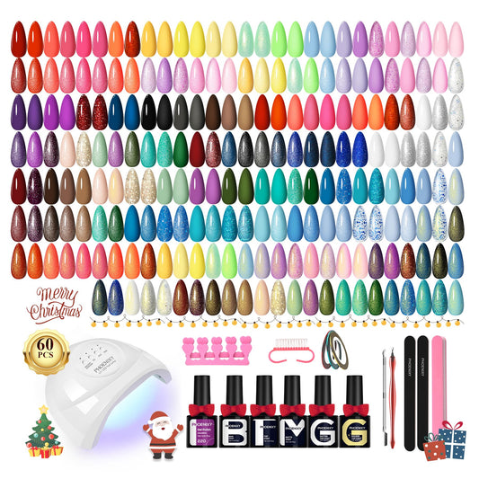 Phoenixy gel nail polish kit collection for a complete at home manicure experience