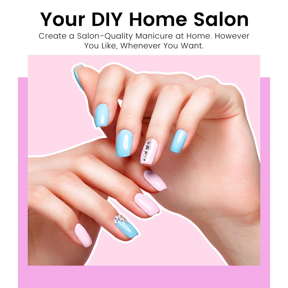 Phoenixy glitter top coat for sparkling nail accents
