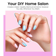 Phoenixy glitter top coat for sparkling nail accents