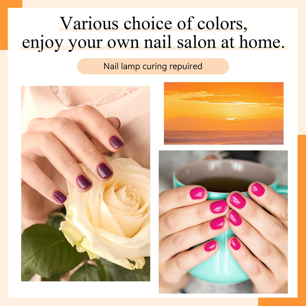 Phoenixy glitter top coats add shimmering depth to any color.