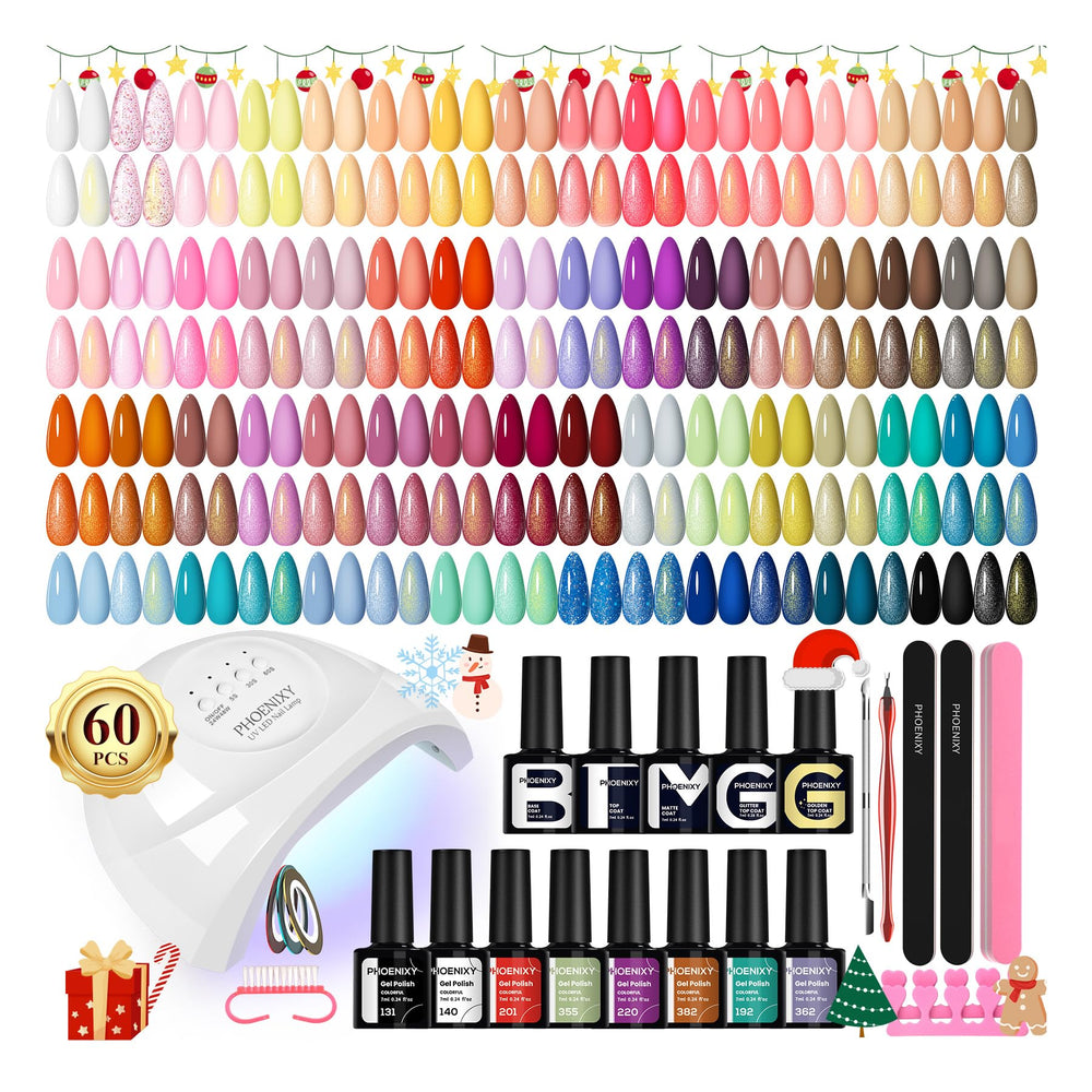 Phoenixy kit box and tools for at-home nail art excellence