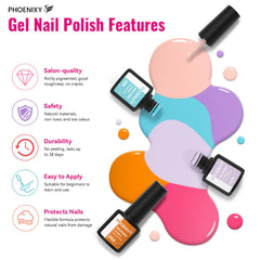Phoenixy nail art decorations and tools for creative home manicures