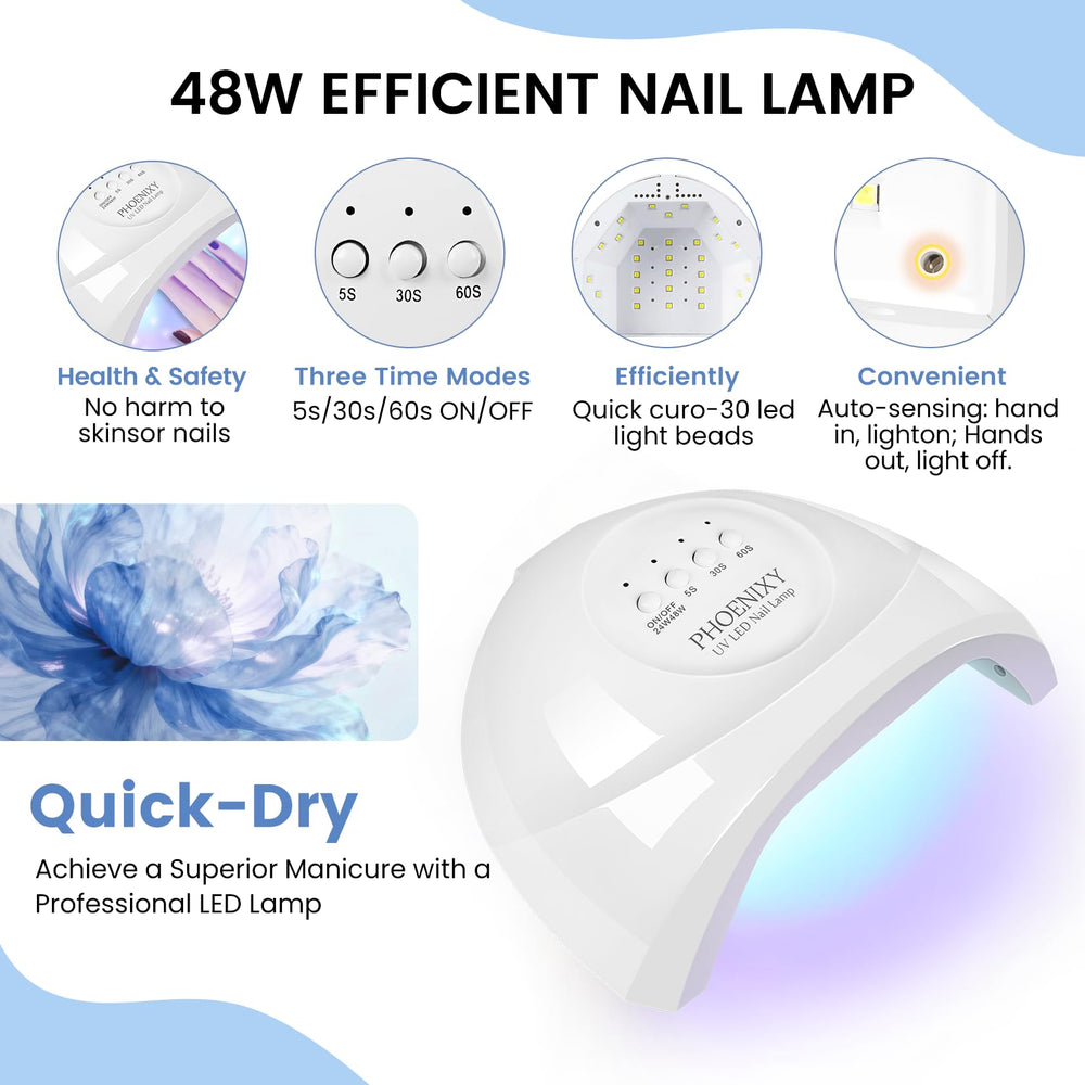Phoenixy top coat bottle highlighting glossy protective finish