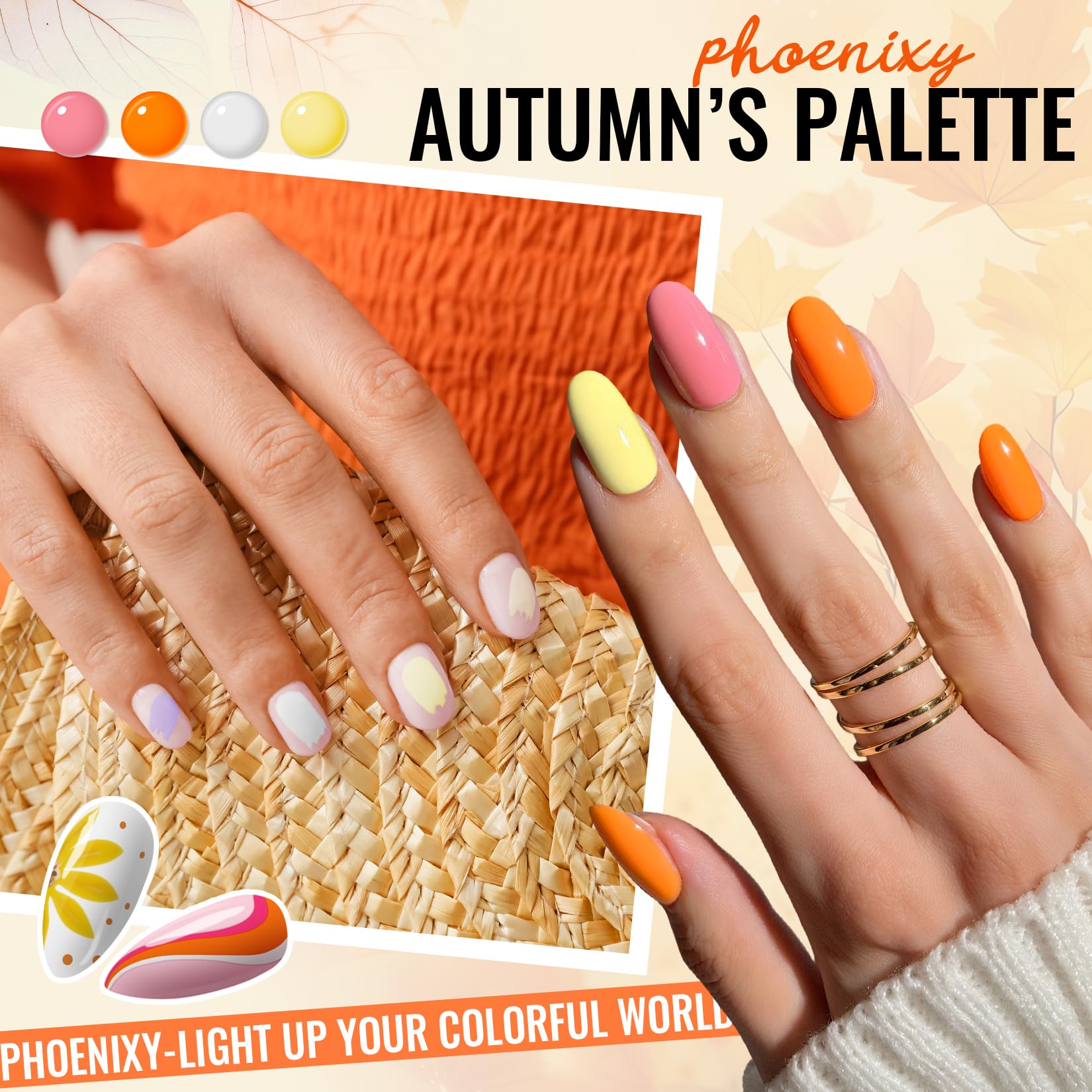 Phoenixy matte top coat creates a sophisticated, velvety manicure.