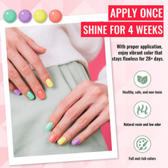 Phoenixy glossy top coat delivers high shine and even finish