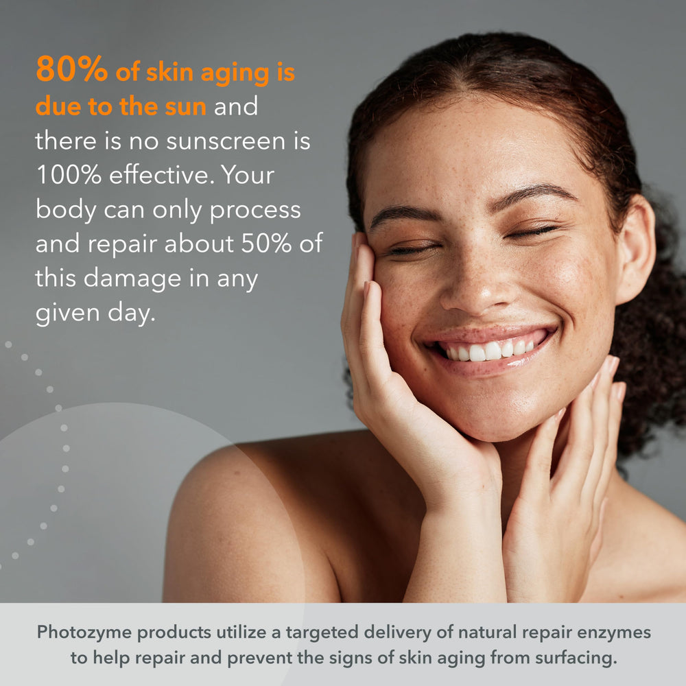 Photozyme ingredients vitamin E ferulic acid for antioxidant protection