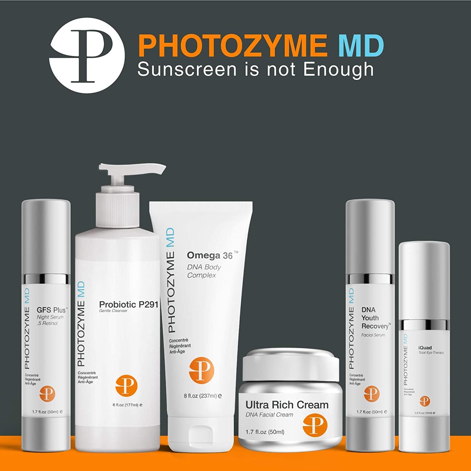 Photozyme night care routine supports renewal while you sleep