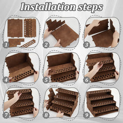 PH PandaHall durable MDF wood finish with smooth surface.