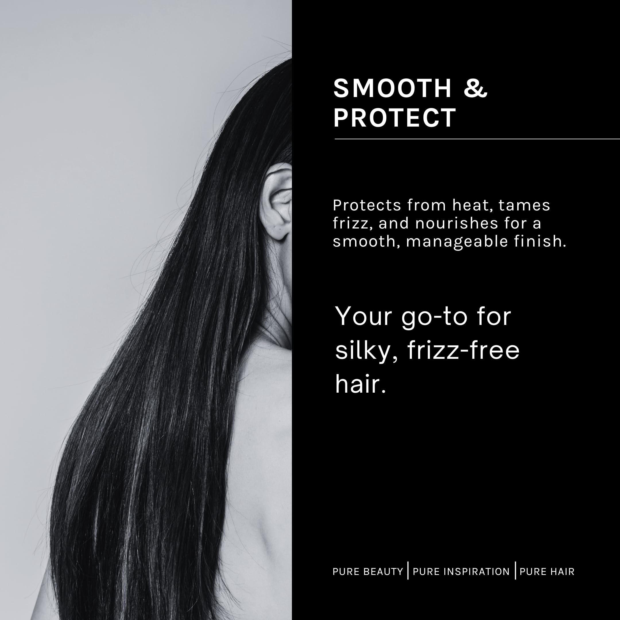 pH PURE HAIR leave-in cream applied to damp hair for hydration