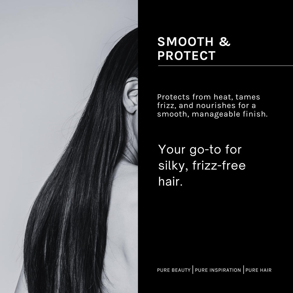 pH PURE HAIR leave-in cream applied to damp hair for hydration