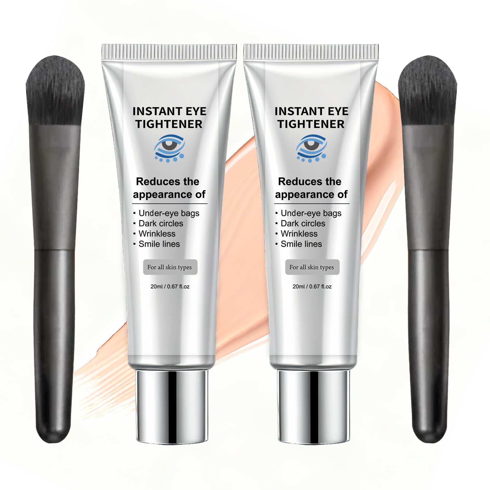 Phydrulis eye-tightener cream bottle close-up showing instant under-eye lift