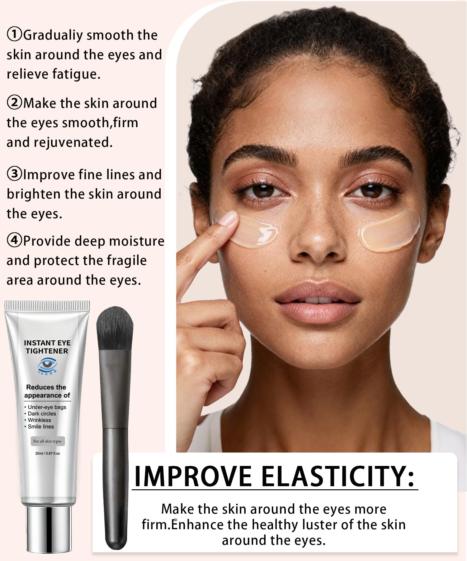 Phydrulis gentle brush application shows easy daily eye care