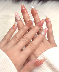 PHYLIN LEAF ice flower 3D design nails for a refined look