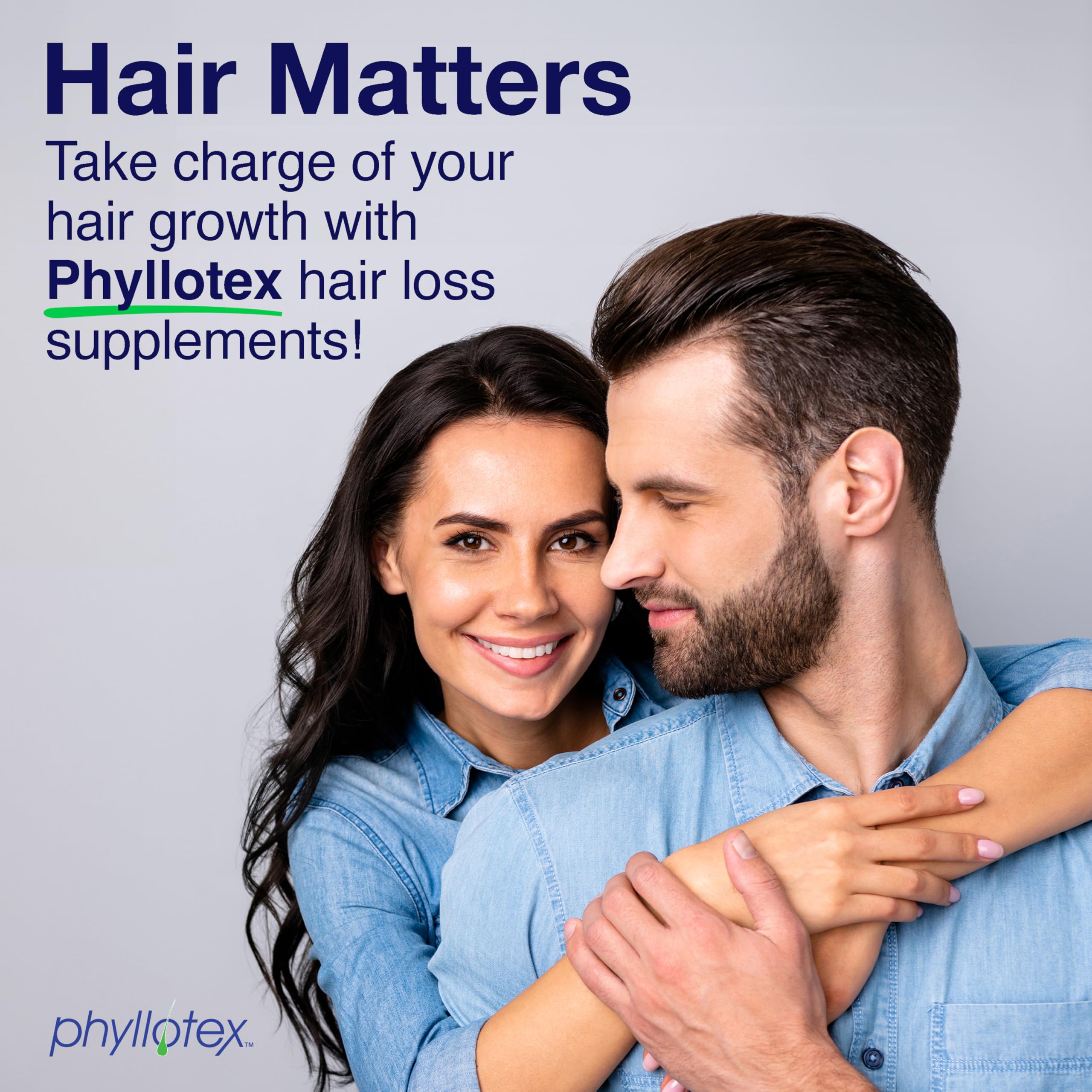Phyllotex daily pills capsules close-up highlighting herbal formula for natural hair support