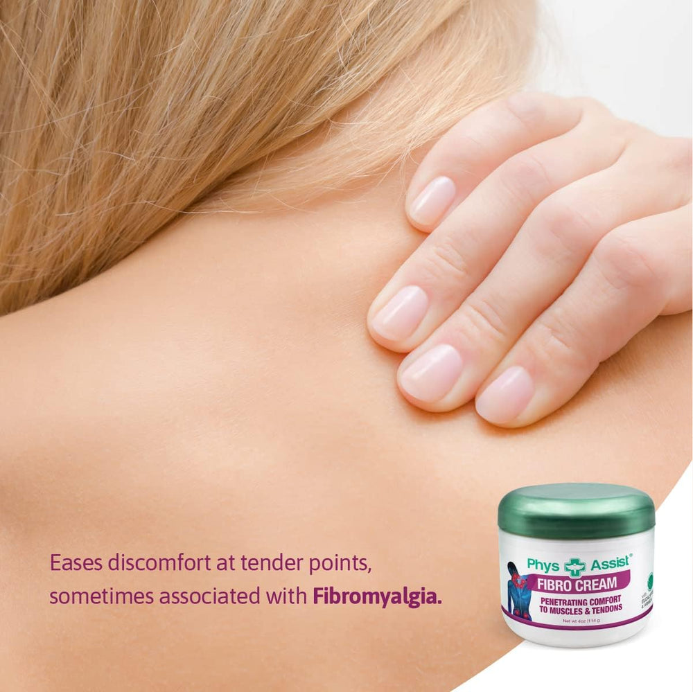PhysAssist Fibro Cream for feet care with refreshed, non-greasy feel
