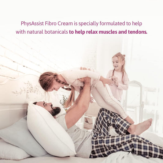 PhysAssist Fibro Cream on the neck for cooling comfort