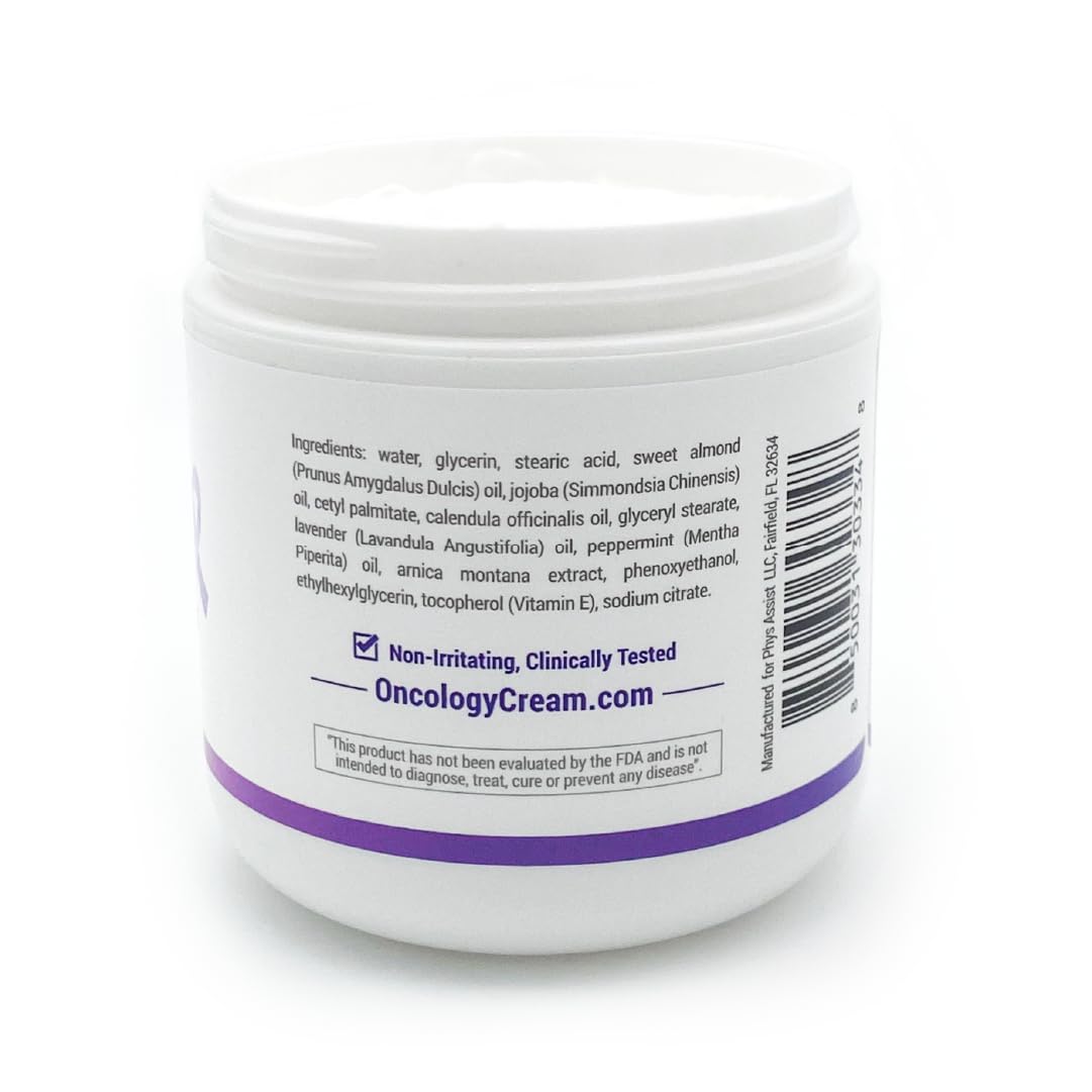PhysAssist Oncology Cream packaging for 6oz size ready for daily use.