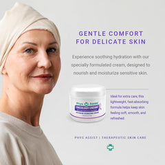 PhysAssist Oncology Lip Balm tube ready to soothe dry lips.