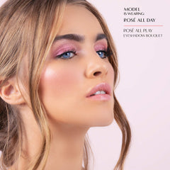 Physicians Formula Eyeshadow Bouquet packaging highlights 360° defense concept for shade protection.