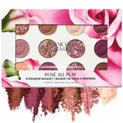 Physicians Formula Eyeshadow Bouquet palette opened to show 12 shades for day-to-night looks.