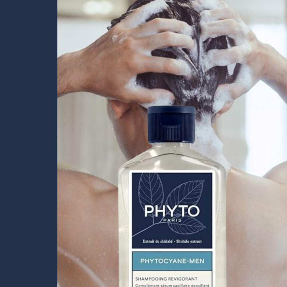 PHYTO Phytocyane Men packaging with Made in France badge