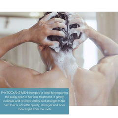 PHYTO Phytocyane Men label close-up highlighting natural ingredients