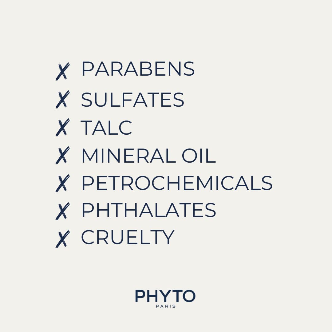 PHYTO Phytophanère label highlights paraben- and sulfate-free formula.