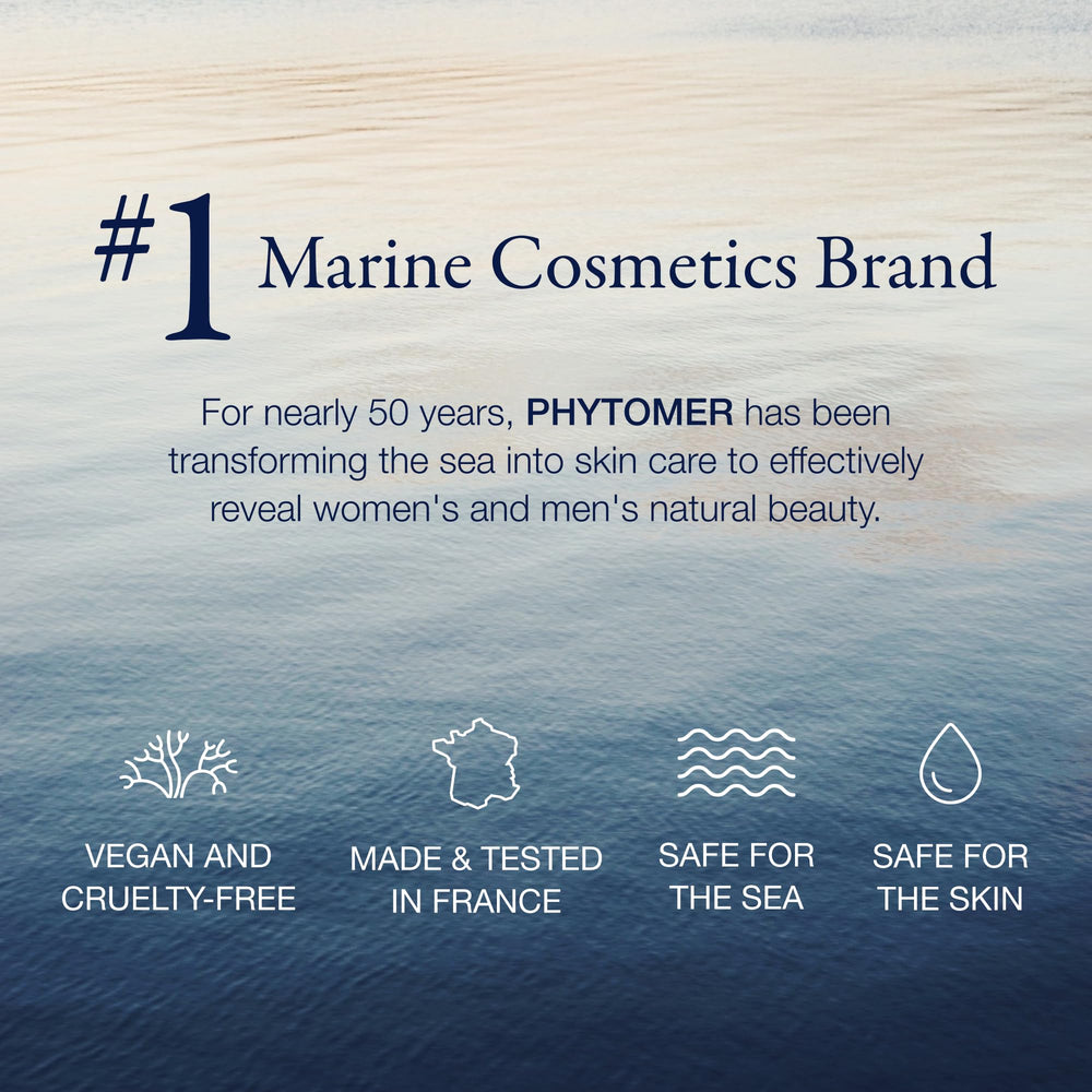 Phytomer Expert Youth Wrinkle Cream closeup on skin showing silky finish