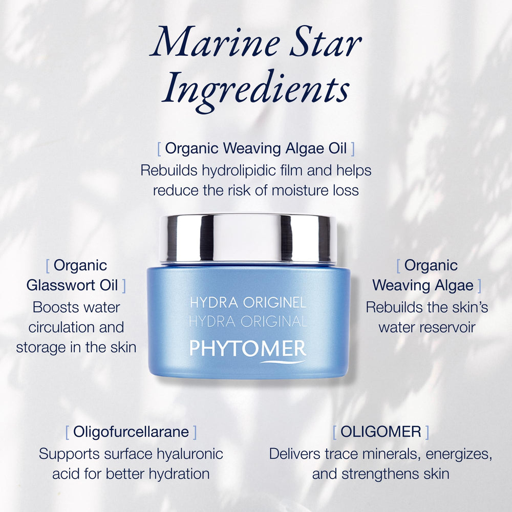 Phytomer Hydra Original application on skin demonstrating hydration in use