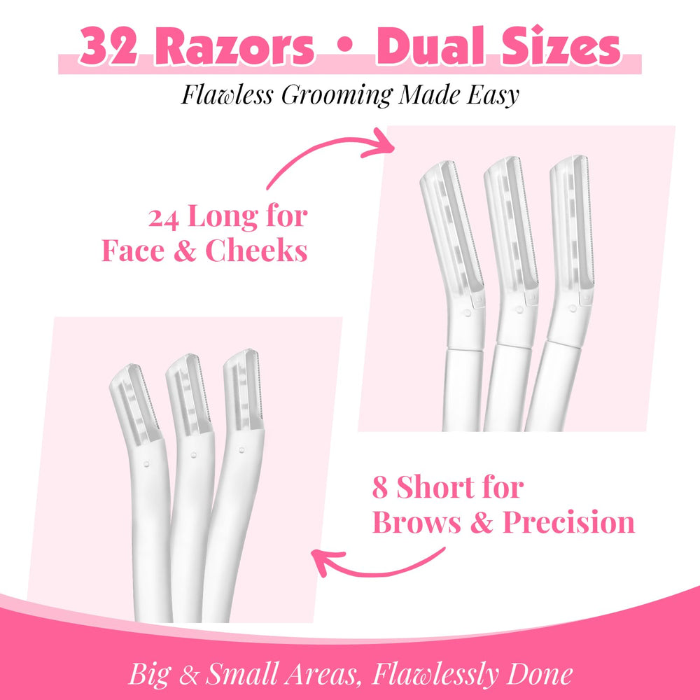 Phyyixs short brow razors for precise eyebrow shaping.