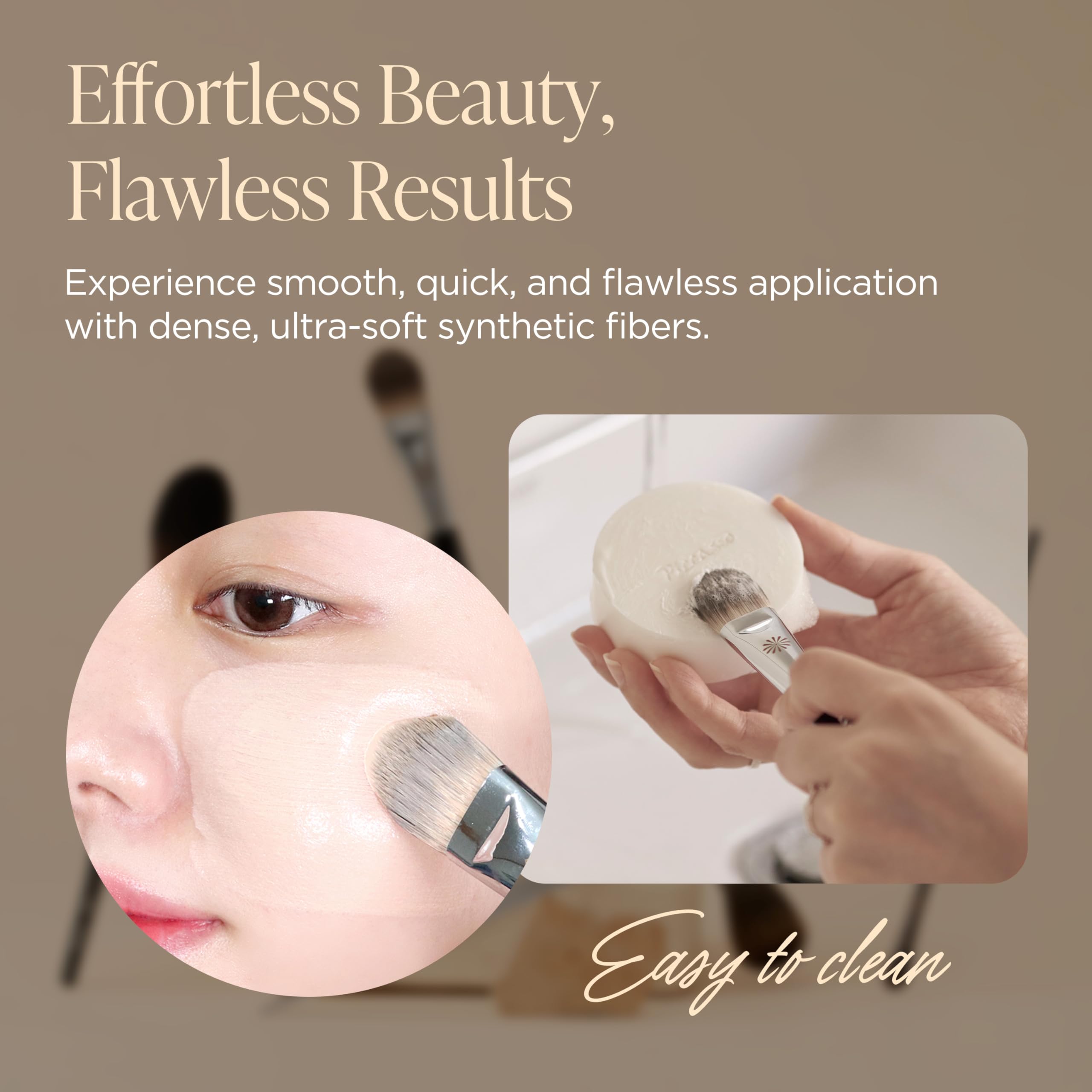 Cream foundation compatibility supports quick, even application with minimal streaks