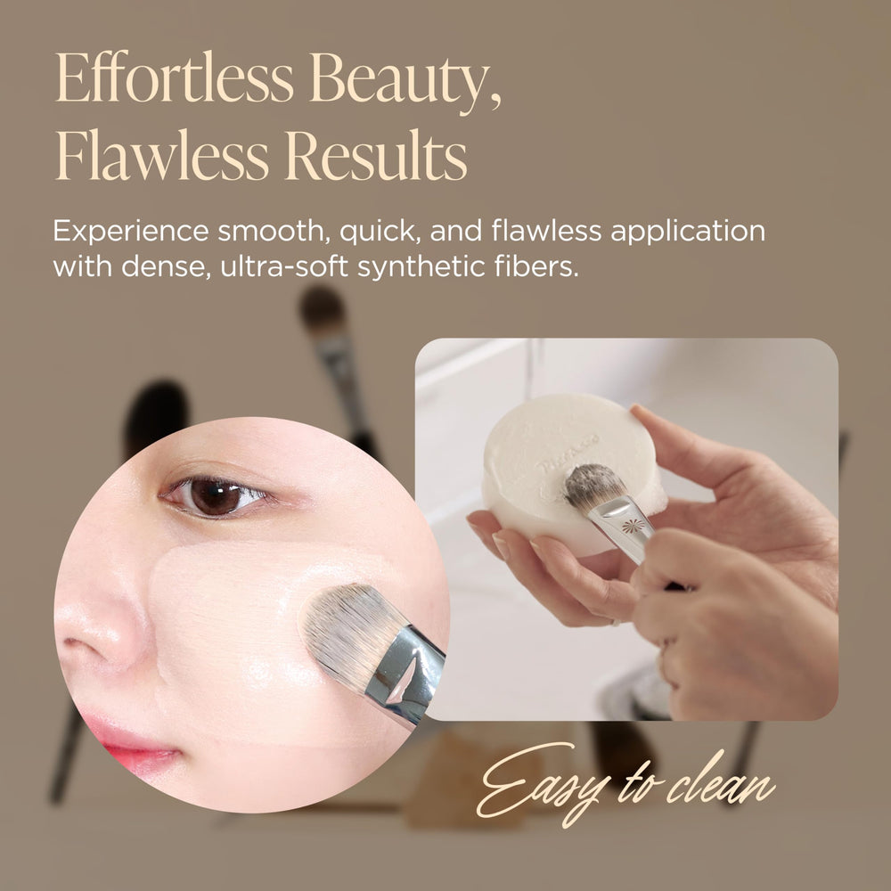 Cream foundation compatibility supports quick, even application with minimal streaks