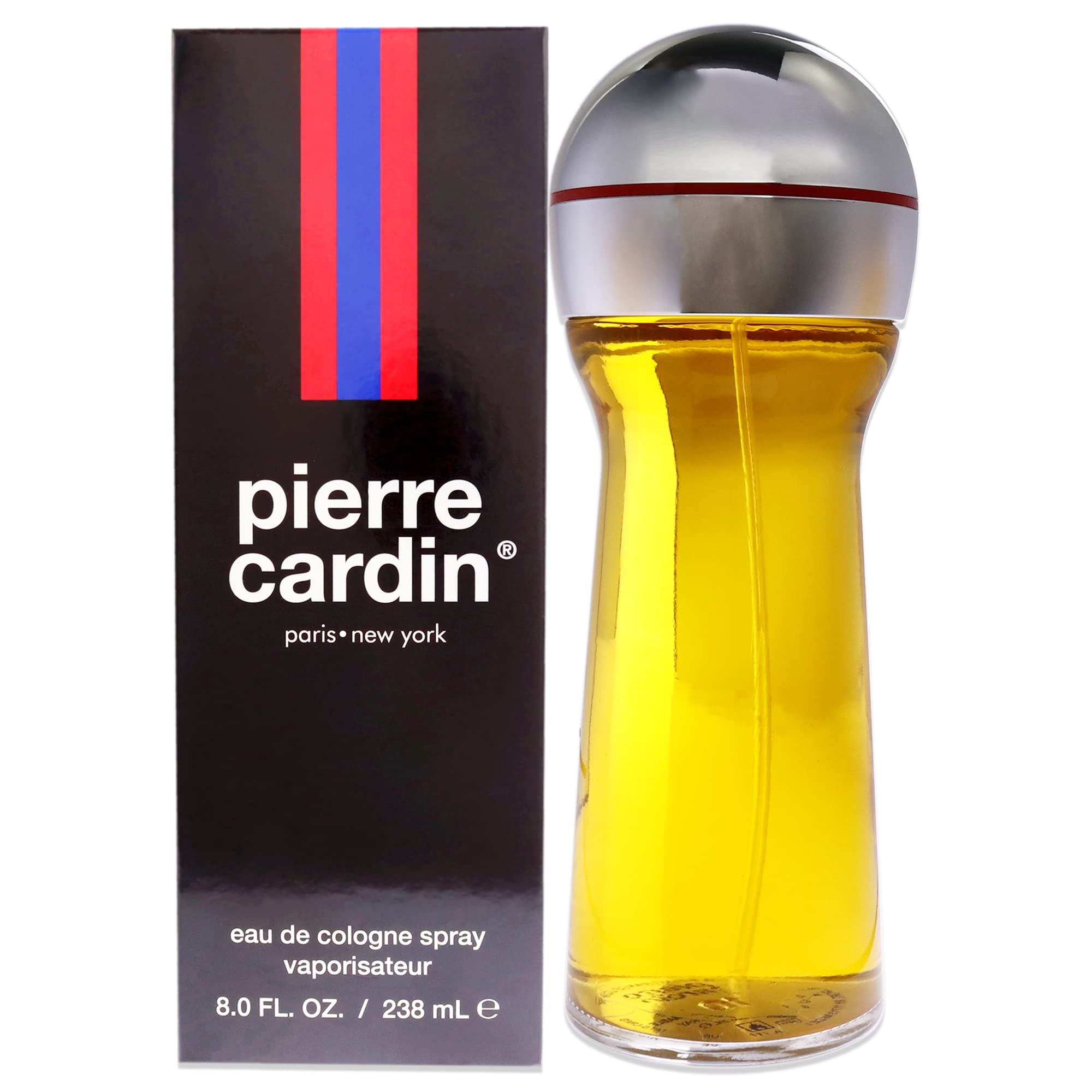 Pierre Cardin perfume bottle front view for a lasting impression.
