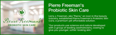 Packaging label of Pierre Freeman's Energizing Facial Scrub