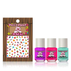 Piggy Paint nail art stickers pack designed for creative designs