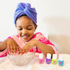 Piggy Paint shine topcoat adds gloss and protection against scratching.