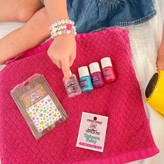 Piggy Paint Unicorn Fairy Gift Set: Forever Fancy swatch-ready shade for playful looks.