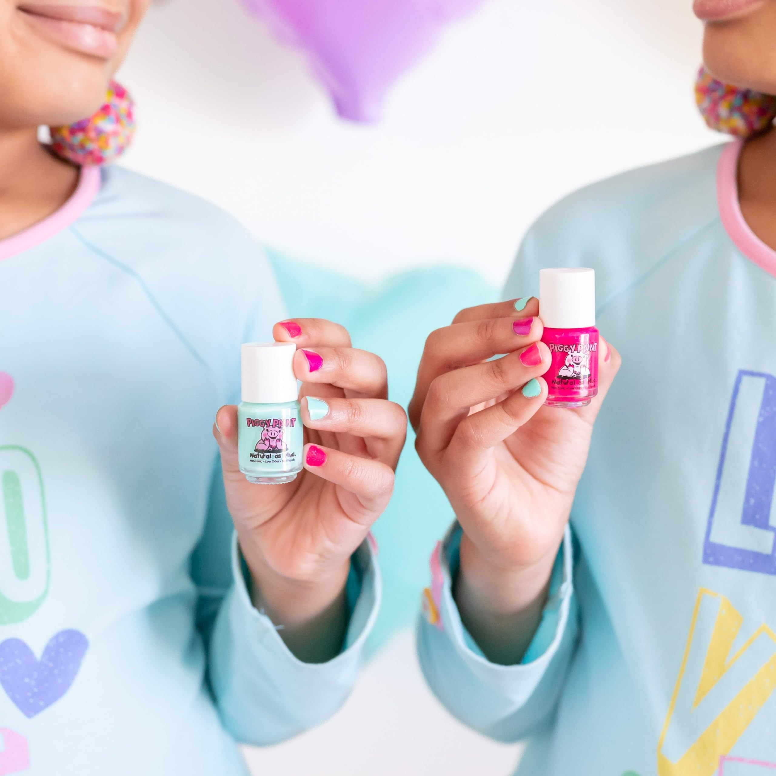Piggy Paint Unicorn Fairy Gift Set: odorless water-based formula ideal for small nails.