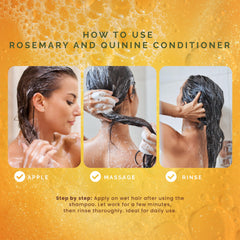 Pili Natural conditioner label front noting suitability for all hair types.